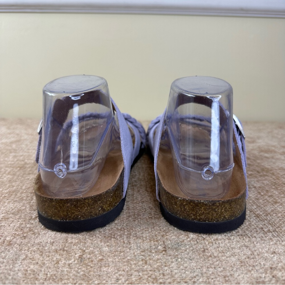 Mountain Sole NWOT Lavender Leather Slip-On/Sandals Size 9 - Picture 8 of 13